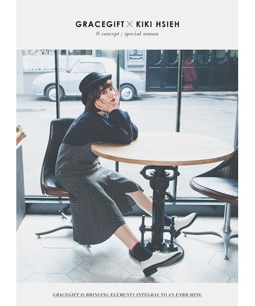 gracegift（グレースギフト）の「聯名2way綁帶休閒牛津鞋（シューズ・レディース・白・35/36/37/38/39/40/41）」の10枚目の写真