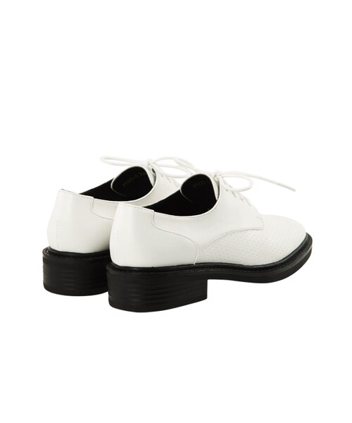 gracegift（グレースギフト）の「聯名2way綁帶休閒牛津鞋（シューズ・レディース・白・35/36/37/38/39/40/41）」の4枚目の写真