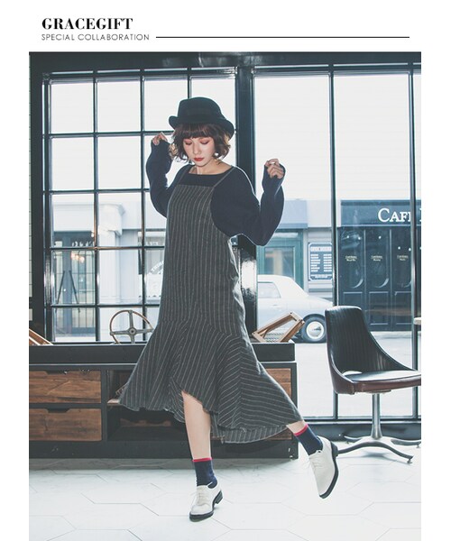 gracegift（グレースギフト）の「聯名2way綁帶休閒牛津鞋（シューズ・レディース・白・35/36/37/38/39/40/41）」の11枚目の写真