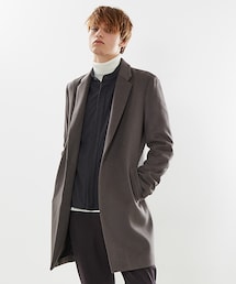 N.HOOLYWOOD（N.ハリウッド）の「1Bチェスターコート ブラック