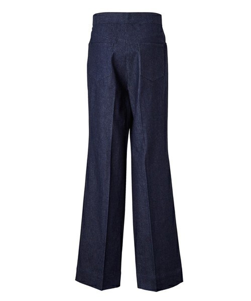 ジョンローレンスサリバンワイドデニムパンツトラウザー