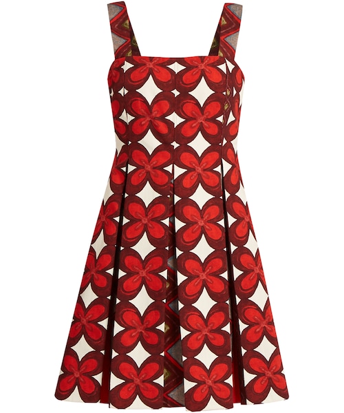 美品 VALENTINO ヴァレンティノ 花柄 総刺繍ドレス ひざ丈ワンピース6 VALENTINO ヴァレンティノ フラワー ワンピース VALENTINO