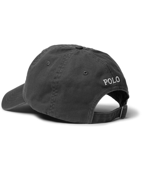 POLO RALPH LAUREN（ポロ ラルフ ローレン）の「Polo Ralph Lauren Cotton-Twill Baseball Cap（帽子・メンズ・Black/Gray/Blue/Brown・One size）」の14枚目の写真