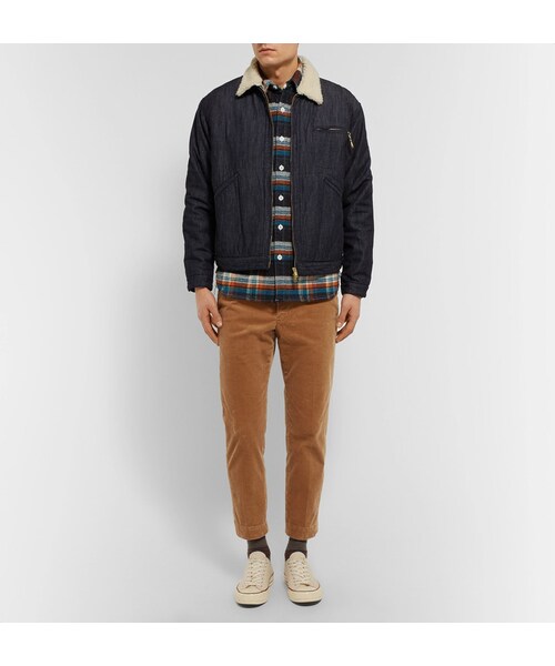 BEAMS（ビームス）の「Beams Plus Slim-Fit Cotton-Blend Corduroy Trousers（その他パンツ・メンズ・Brown・S/M/L/XL）」の5枚目の写真