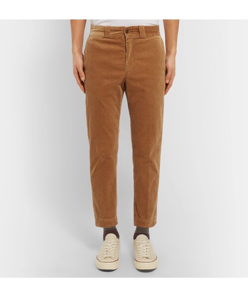 BEAMS（ビームス）の「Beams Plus Slim-Fit Cotton-Blend Corduroy Trousers（その他パンツ・メンズ・Brown・S/M/L/XL）」の2枚目の写真