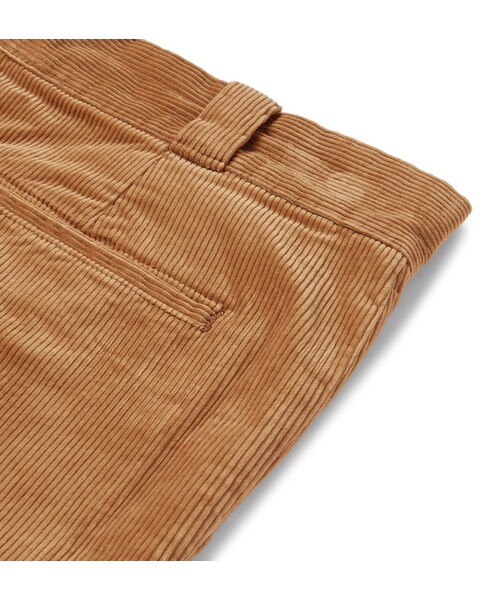BEAMS（ビームス）の「Beams Plus Slim-Fit Cotton-Blend Corduroy Trousers（その他パンツ・メンズ・Brown・S/M/L/XL）」の4枚目の写真