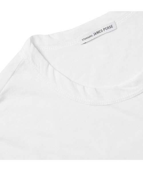 JAMES PERSE（ジェームスパース）の「James Perse Cotton-Jersey T-Shirt（Tシャツ/カットソー・メンズ・White・1/2/3/4/5）」の5枚目の写真