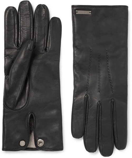 Burberry Cashmere-Lined Leather 最大89%OFFクーポン Gloves 高品質新品