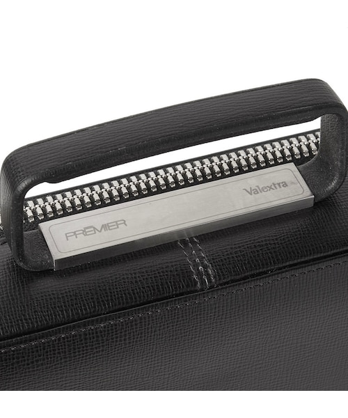 Valextra(ヴァレクストラ)の「Valextra Premier Attache Pebble-Grain Leather Briefcase(ビジネスバッグ・メンズ・Black・One size)」の2枚目の写真