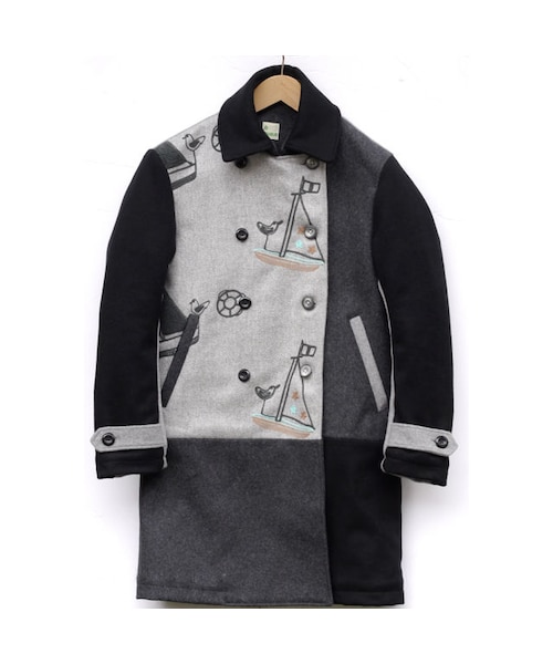 NIRAME.CO（ニラメッコ）の「気まぐれロングピーコート（ピーコート・メンズ・その他）」の4枚目の写真