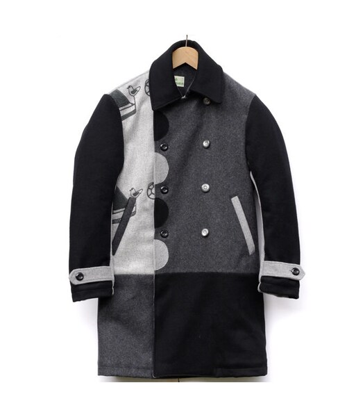 NIRAME.CO（ニラメッコ）の「気まぐれロングピーコート（ピーコート・メンズ・その他）」の3枚目の写真