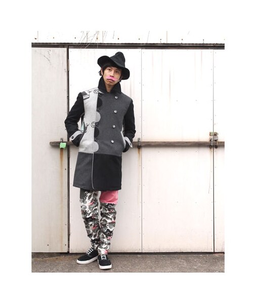 NIRAME.CO（ニラメッコ）の「気まぐれロングピーコート（ピーコート・メンズ・その他）」の2枚目の写真