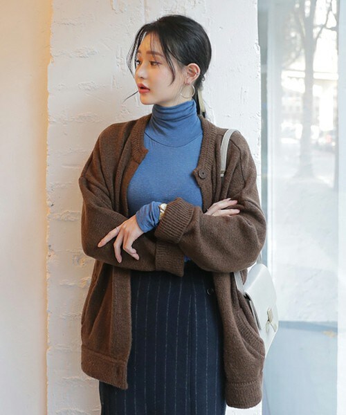 DHOLIC（ディーホリック）の「ビッグシルエットニットカーディガン（カーディガン/ボレロ・レディース・FREE）」の3枚目の写真