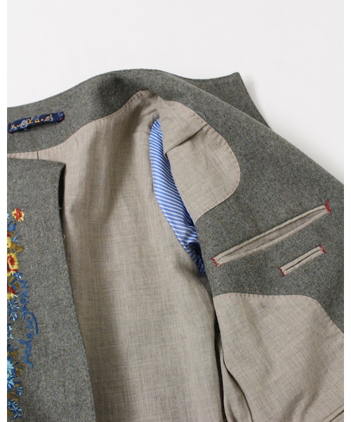 45R（フォーティファイブアール）の「ku・Ra・siバンダナ刺繍