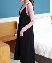 DHOLIC | グリッタースリーブレスワンピース(ワンピース)