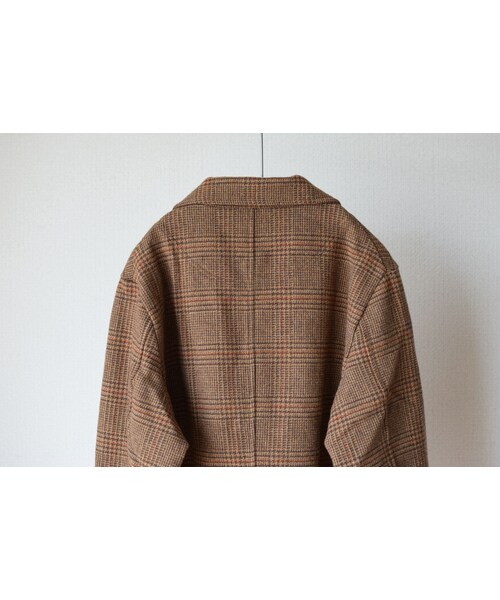 ARBRE（アルブル）の「【ラスト1着！】arbre WOOL TWEED EASY JACKET BROWN CHECK アルブル ウール ツイード イージージャケット ブラウンチェック（テーラードジャケット・メンズ・その他）」の11枚目の写真