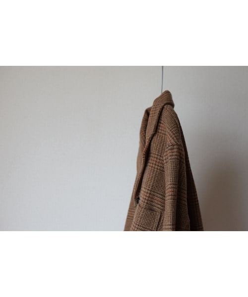 ARBRE（アルブル）の「【ラスト1着！】arbre WOOL TWEED EASY JACKET BROWN CHECK アルブル ウール ツイード イージージャケット ブラウンチェック（テーラードジャケット・メンズ・その他）」の13枚目の写真