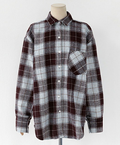 DHOLIC（ディーホリック）の「ビッグシルエットチェックパターンシャツ（シャツ/ブラウス・レディース・FREE）」の2枚目の写真