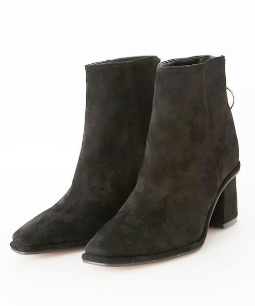 DHOLIC（ディーホリック）の「リングジップべロアアンクルブーツ（ブーツ・レディース・225～250）」の3枚目の写真