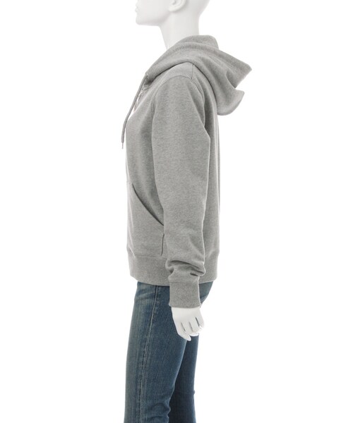 Ungrid（アングリッド）の「裏毛ジップパーカー（トップス・レディース・ライトグレー/ブラック/ブラウン・F）」の5枚目の写真