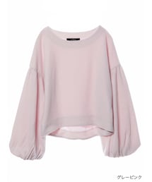 w closet | ボートネックバルーン袖プルオーバー(トップス)