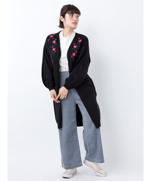 w closet(ダブルクローゼット)の「スカラップレースプルオーバー(トップス・レディース・オフホワイト/ピンク/ブラック・FREE)」の13枚目の写真