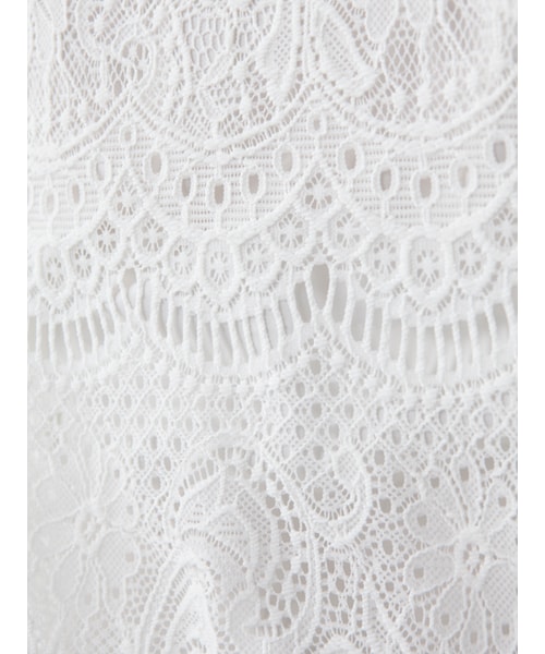 w closet(ダブルクローゼット)の「スカラップレースプルオーバー(トップス・レディース・オフホワイト/ピンク/ブラック・FREE)」の11枚目の写真