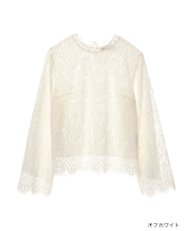 w closet | スカラップレースプルオーバー(トップス)