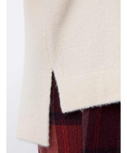 w closet(ダブルクローゼット)の「ブークレボトルネックニット(トップス・レディース・エクリュ/グレー/Dピンク・FREE)」の9枚目の写真