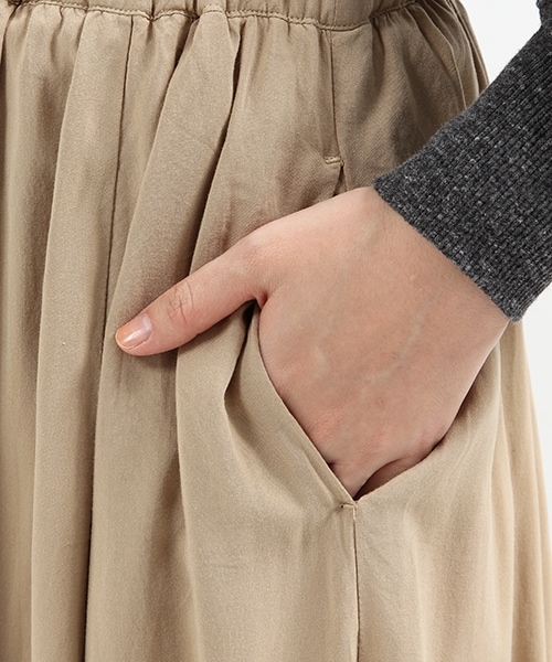 studio CLIP（スタディオクリップ）の「[days]フレアマキシスカート（スカート・スモーク/アイボリー/ベージュ/カーキ）」の10枚目の写真