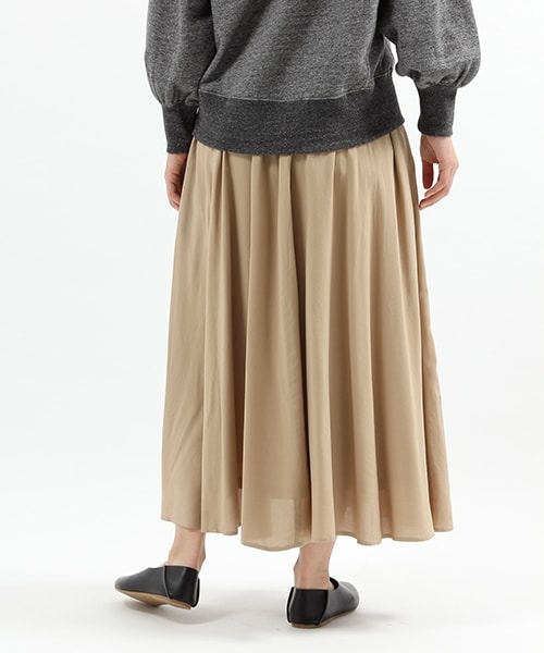 studio CLIP（スタディオクリップ）の「[days]フレアマキシスカート（スカート・スモーク/アイボリー/ベージュ/カーキ）」の8枚目の写真