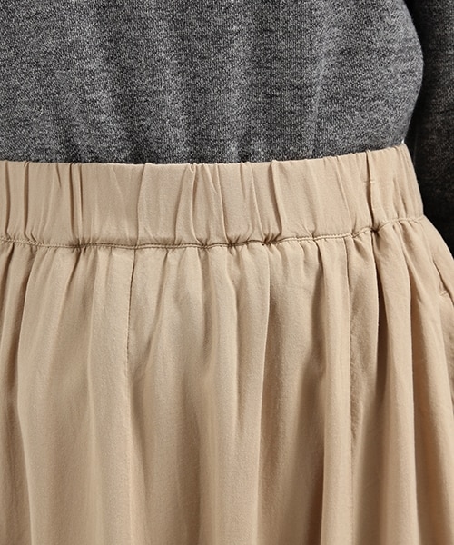 studio CLIP（スタディオクリップ）の「[days]フレアマキシスカート（スカート・スモーク/アイボリー/ベージュ/カーキ）」の9枚目の写真