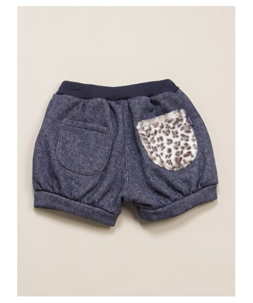 HAKKA KIDS(ハッカキッズ)の「バニラ起毛キュロット(パンツ・レディース・ブラウン/ネイビー・130/140)」の4枚目の写真