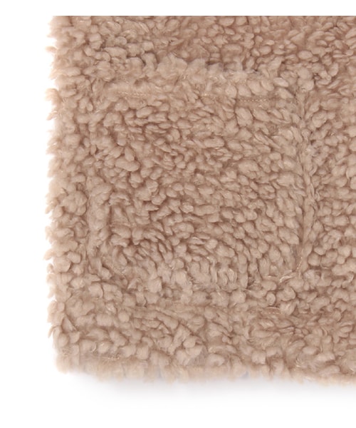 PAGEBOY（ページボーイ）の「モコモコジップジャケット（ジャケット/アウター・レディース・オフホワイト/ブラック/ベージュ/モカ/ピンク）」の20枚目の写真