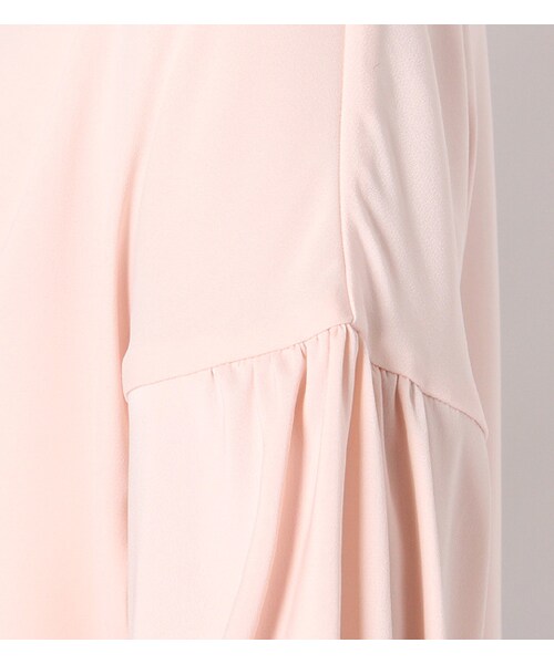 laboratory work（ラボラトリーワーク）の「ネックレス付きサテンボリューム袖ブラウス（トップス・レディース・オフホワイト/ピンクベージュ/ネイビー・M）」の11枚目の写真