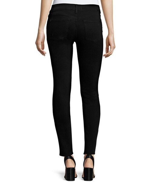 DL1961 (-)の「DL1961 Premium Denim Margaux Instasculpt Skinny Ankle Jeans with Ripped Knees, Rattlesnake(デニムパンツ・レディース・Black・27/28/29/31/32)」の3枚目の写真