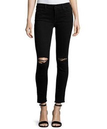 DL1961    | DL1961 Premium Denim Margaux Instasculpt Skinny Ankle Jeans with Ripped Knees, Rattlesnake(デニムパンツ)