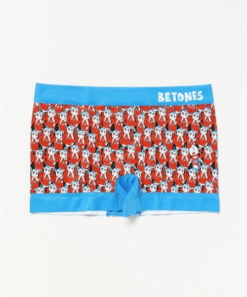 BETONES(ビトーンズ)の「BETONES 『キン肉マン2』ボクサーパンツ(トランクス・メンズ・グリーン/ピンク/ローズ・FREE)」の2枚目の写真