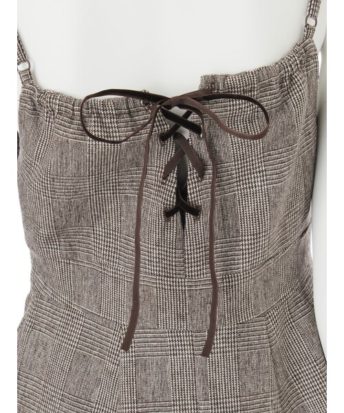 dazzlin（ダズリン）の「【sw】切替フレアキャミワンピース（ワンピース/ドレス・レディース・ブラック/ブラウン・S/M）」の18枚目の写真