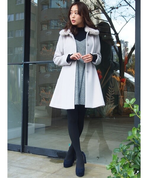 dazzlin（ダズリン）の「【sw】切替フレアキャミワンピース（ワンピース/ドレス・レディース・ブラック/ブラウン・S/M）」の7枚目の写真