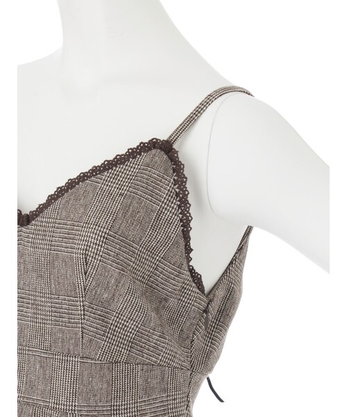 dazzlin（ダズリン）の「【sw】切替フレアキャミワンピース（ワンピース/ドレス・レディース・ブラック/ブラウン・S/M）」の19枚目の写真