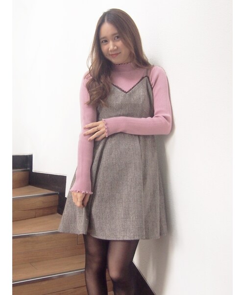 dazzlin（ダズリン）の「【sw】切替フレアキャミワンピース（ワンピース/ドレス・レディース・ブラック/ブラウン・S/M）」の9枚目の写真