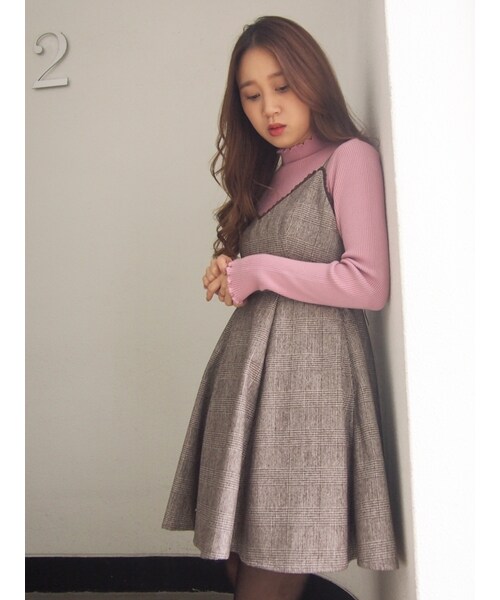 dazzlin（ダズリン）の「【sw】切替フレアキャミワンピース（ワンピース/ドレス・レディース・ブラック/ブラウン・S/M）」の10枚目の写真