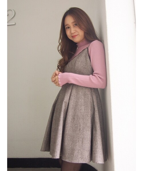 dazzlin（ダズリン）の「【sw】切替フレアキャミワンピース（ワンピース/ドレス・レディース・ブラック/ブラウン・S/M）」の11枚目の写真