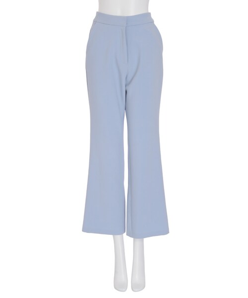 EMODA（エモダ）の「Hemフレアリラックスパンツ（パンツ・レディース・ブラック/ブルー・S/M）」の5枚目の写真