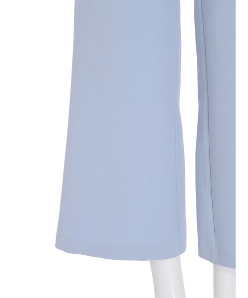 EMODA（エモダ）の「Hemフレアリラックスパンツ（パンツ・レディース・ブラック/ブルー・S/M）」の10枚目の写真