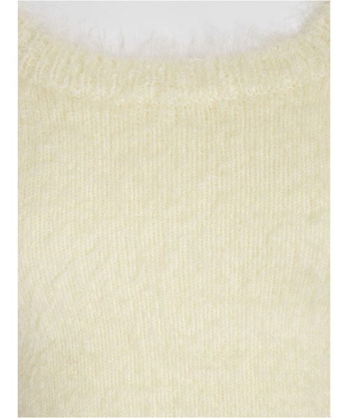 EMODA(エモダ)の「シャギーコンパクトニット(トップス・レディース・ホワイト/ブラック/グリーン/ネイビー・F)」の12枚目の写真