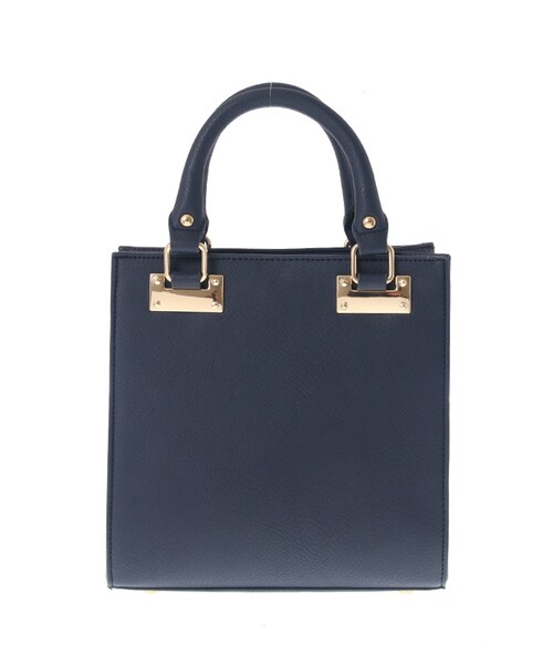 31 Sons de mode（トランテアン　ソン　ドゥ　モード）の「〔2017春 WEB先行販売〕≪新作≫スクエアフェイクレザーバッグ〔2way仕様〕（バッグ・レディース・グレー/ピンク/ネイビー/ホワイト・フリー）」の7枚目の写真