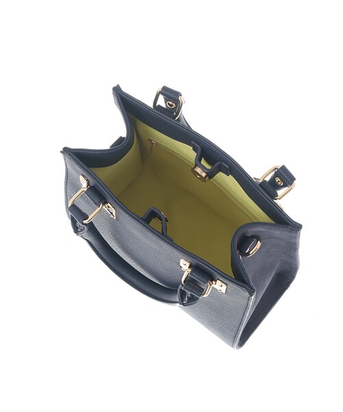 31 Sons de mode（トランテアン　ソン　ドゥ　モード）の「〔2017春 WEB先行販売〕≪新作≫スクエアフェイクレザーバッグ〔2way仕様〕（バッグ・レディース・グレー/ピンク/ネイビー/ホワイト・フリー）」の11枚目の写真