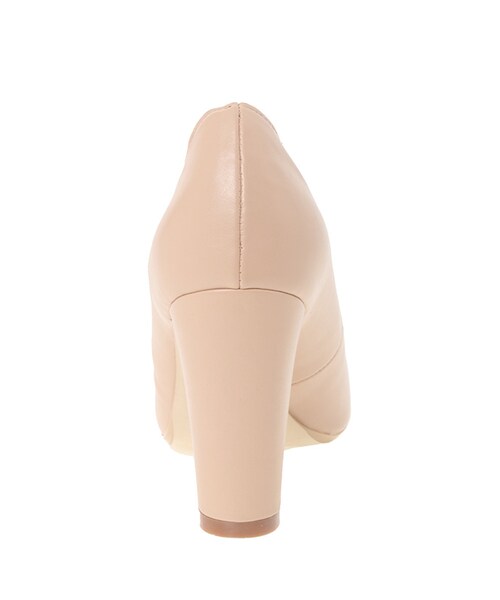 31 Sons de mode（トランテアン　ソン　ドゥ　モード）の「〔2017春 WEB先行販売〕≪新作≫スカラップチャンキーパンプス（シューズ・レディース・ブラック/シルバー/ベージュ・S/M/L）」の8枚目の写真